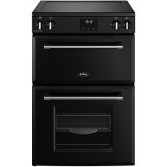 Belling FH60EiTCH BLK Induction Electric Cooker with Double Oven - Black