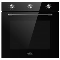 Belling BI65FBLK Single Fan Oven With Self Cleaning Liners 