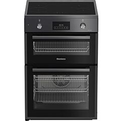 Blomberg HIRN651N 60cm Double Oven Electric Cooker with Induction Hob - Anthracite