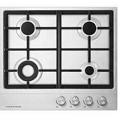Fisher + Paykel CG604DNGX1 600mm Wide Gas on Steel, 4 Burner