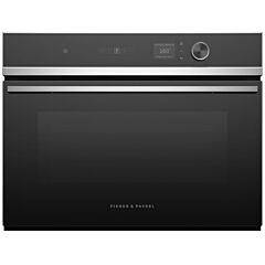 Fisher + Paykel OM60NDLX1 Compact Combination Microwave 49L, 21 Function, 2.4" Screen + Dial, Contem