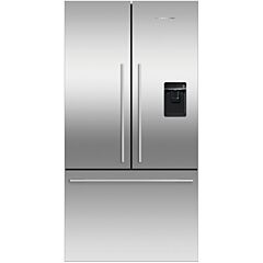 Fisher + Paykel RF540ADUX6 Fridge Freezer French Door 900mm, Designer Handle, Stainless Steel - Ice 