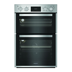 Hotpoint DIH10DIX 59.4cm Built In Electric Double Oven - Silver