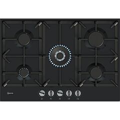 Neff T27CIQ8S0 75cm, 5 burner, 4.0kW Wok burner, Optimised FlameSelect