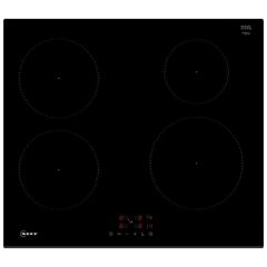 Neff T36FBE1L0 60cm Induction Hob, Touch Control, 4 zones, Front Bevel, 4.6kW