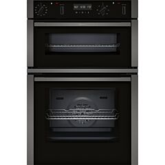 Neff U2ACH7AG7B CircoTherm Main oven, 8 functions, 2nd oven 4 functions. Electronic, LCD display