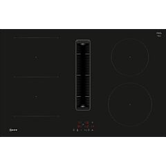 Neff V58NBS1L0 80cm Venting Hob, Touch Control, 4 x zones, 1 Combi zone + Ventilation, Auto-On fan