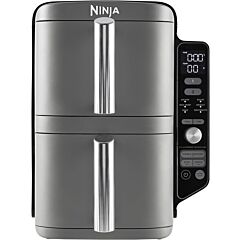 Ninja SL400UK Double Stack XL 2-Drawer 9.5L Air Fryer - Grey