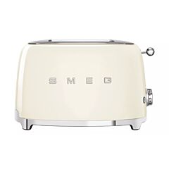 Smeg TSF01CRUK Retro Toaster Cream