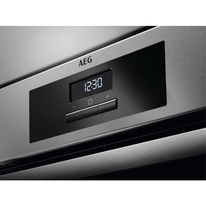 AEG DEX33111EM 59.4cm Built In Electric Double Oven - Stainless