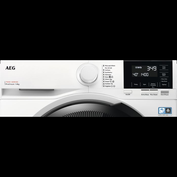 AEG LFR71844B 8kg 1400 Spin Washing Machine - White