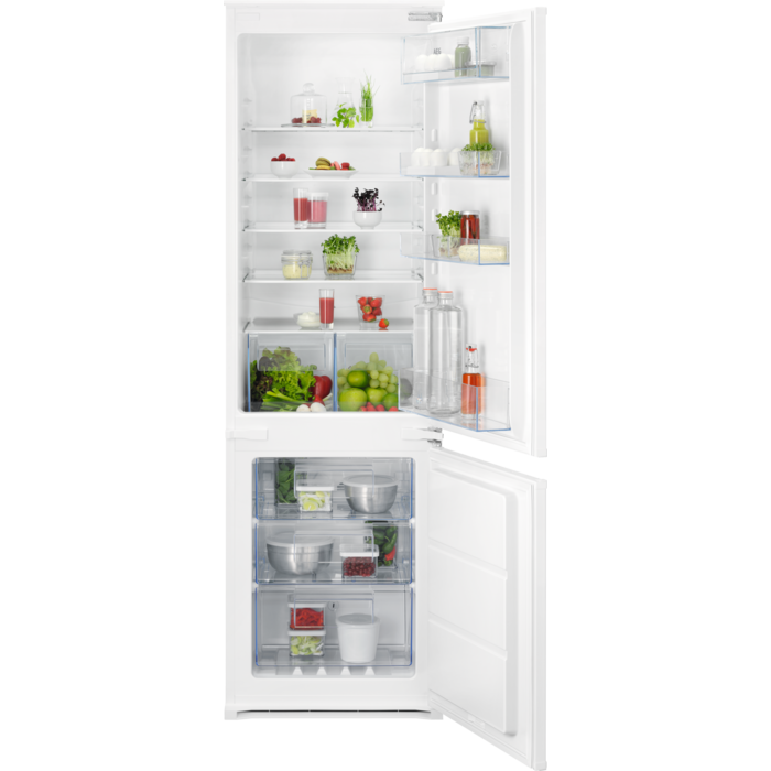 AEG OSC6N181ES 54.6cm 70/30 Integrated Fridge Freezer - White