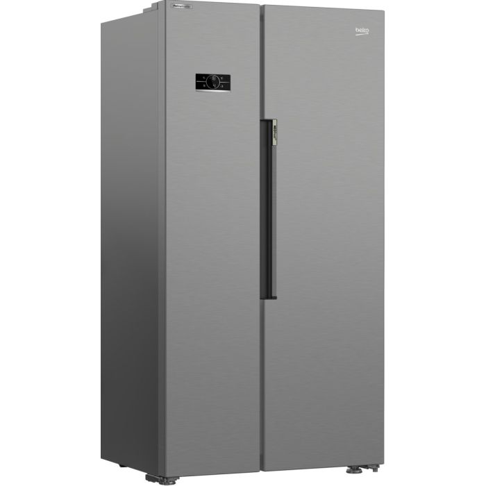 Beko Ireland ASL1442VPS Freestanding American Style Fridge Freezer - Stainless Steel