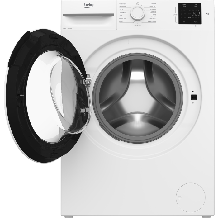 Beko BMN3WT3821W  8kg 1200 Spin RecycledTub Washing Machine - White