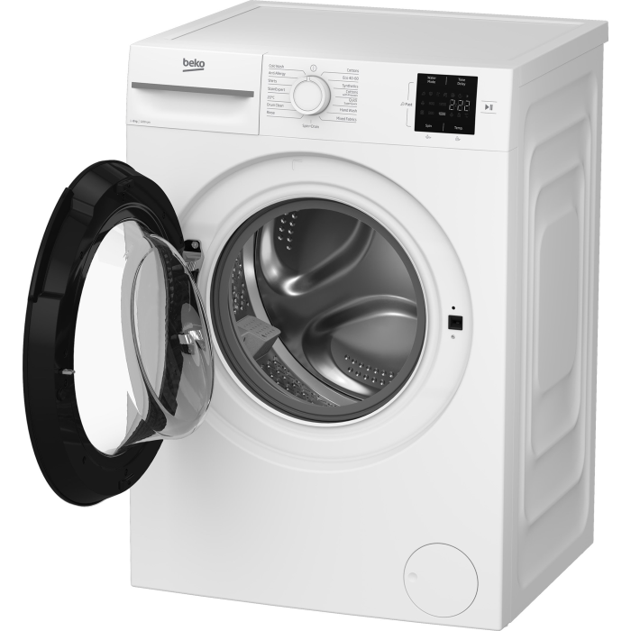 Beko BMN3WT3821W  8kg 1200 Spin RecycledTub Washing Machine - White