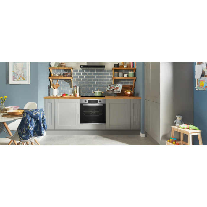 Beko CIFY81X AeroPerfect CIFY81X 60cm Built in RecycledNet Single Fan Oven - Stainless Steel