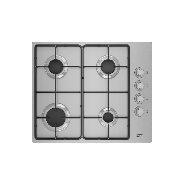 Beko CIHYG21SX 61cm Gas Hob - Stainless Steel