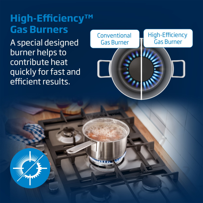 Beko CIHYG21SX 61cm Gas Hob - Stainless Steel