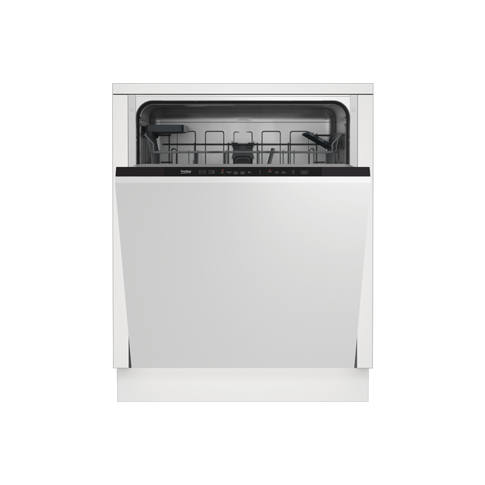 Beko DIN15C20 Integrated Full Size Dishwasher - 14 Place Settings