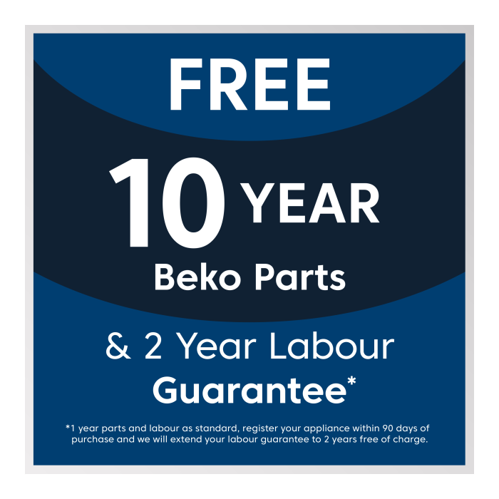 Beko DIN15C20 Integrated Full Size Dishwasher - 14 Place Settings