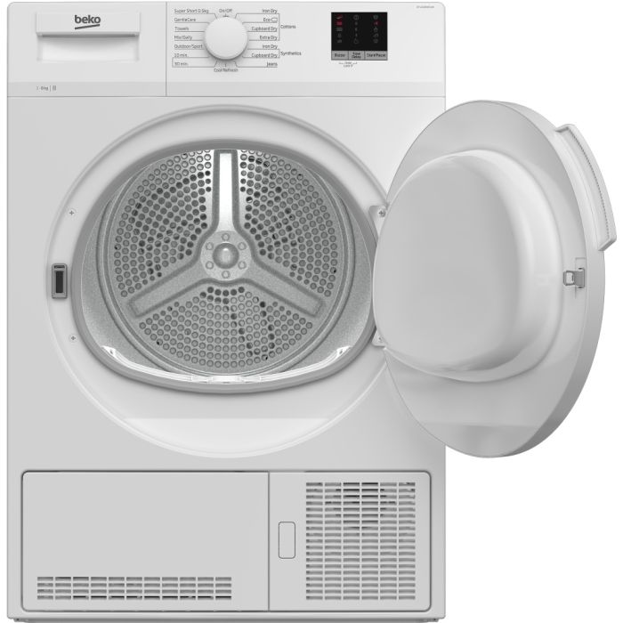 Beko DTLCE80051W 8kg Condenser Tumble Dryer - White