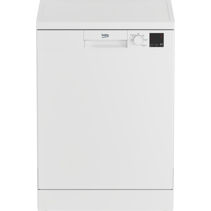 Beko DVN05C20W Full Size Dishwasher - White - 13 Place Settings