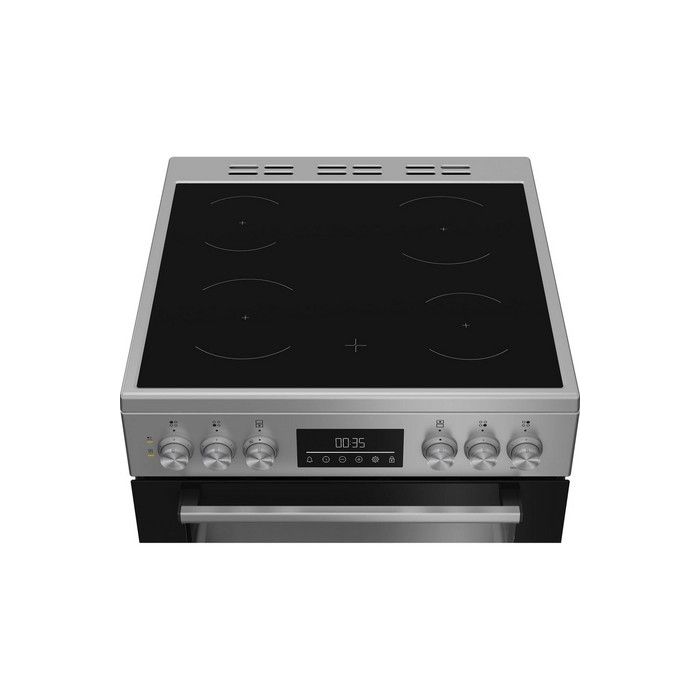 Beko FDC6731S 60cm Double Oven Electric - Silver