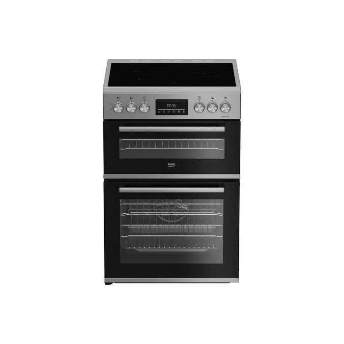 Beko FDC6731S 60cm Double Oven Electric - Silver