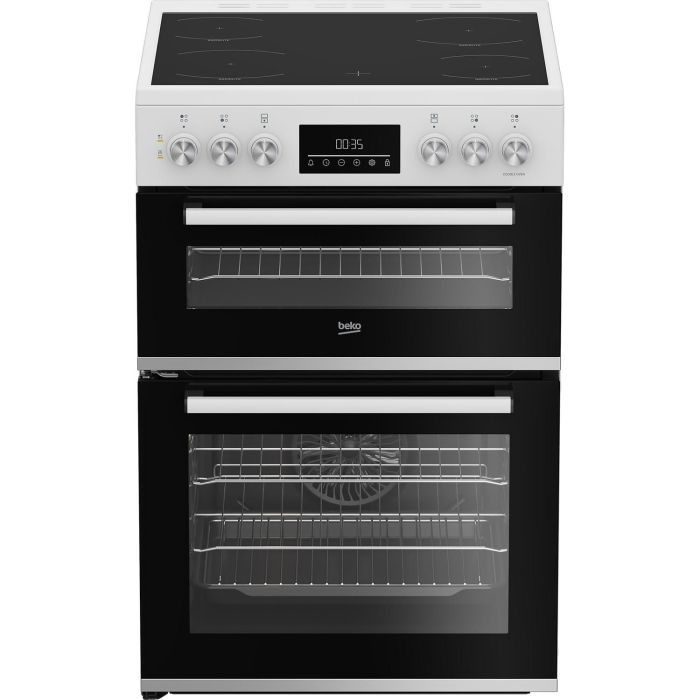 Beko FDC6731W 60cm Double Oven Electric Cooker - White