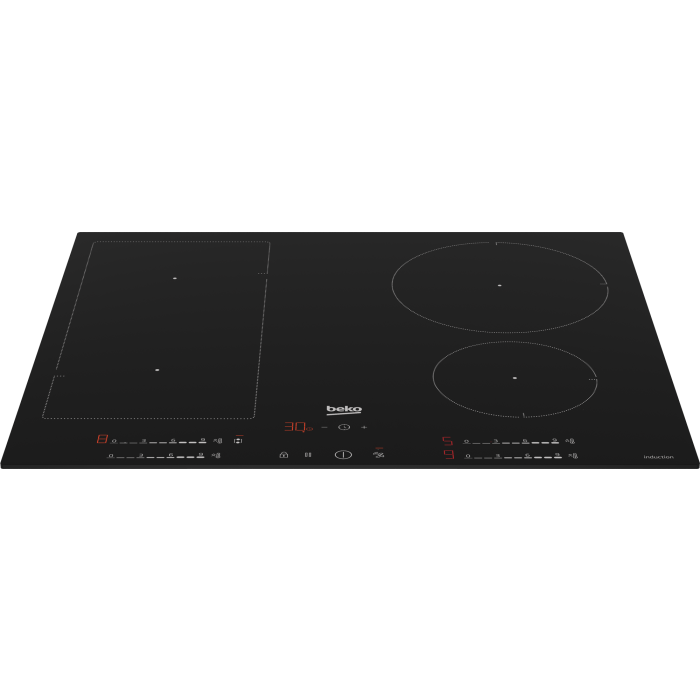 Beko HIIP64530UFT  59cm Electric Hob - Black