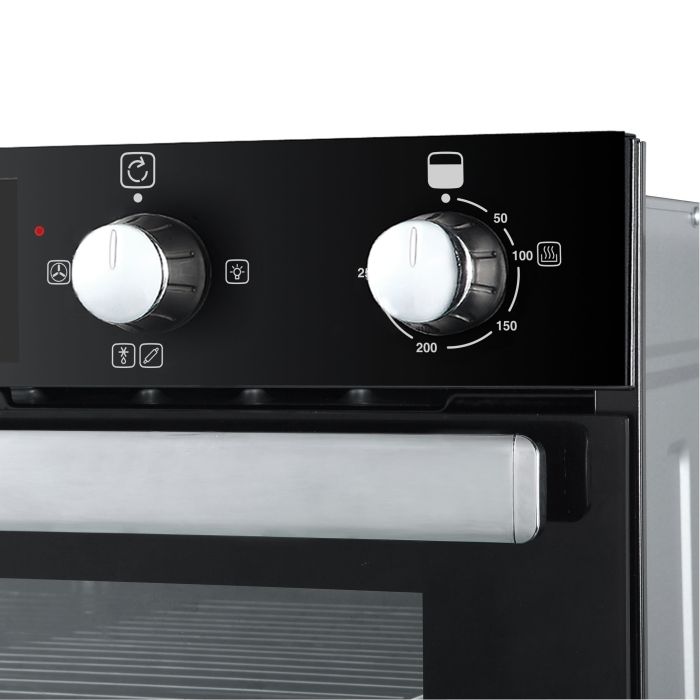 Belling BI902FPBLK  Built In Electric Double Oven - Black