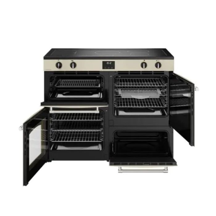 Belling Farmhouse 110cm Induction Range Cooker - Cream