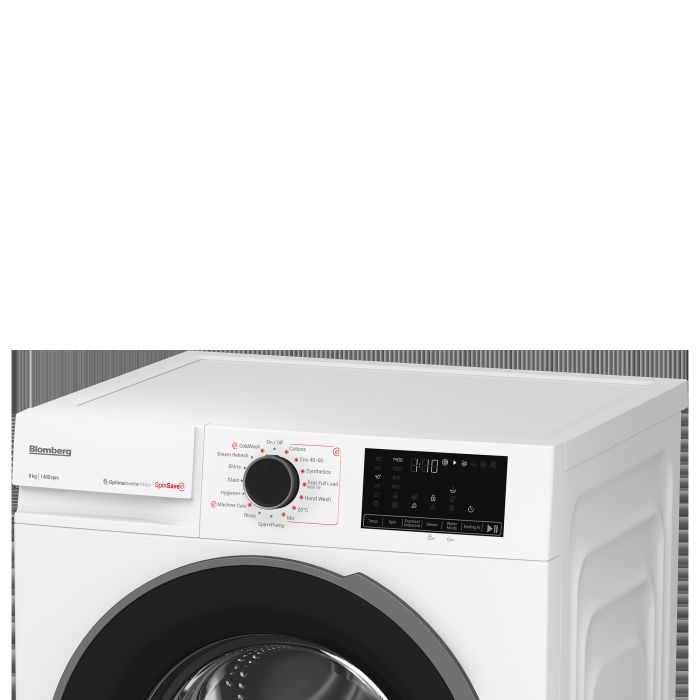 Blomberg LWA29461W 9kg 1400 Spin RecycledTub Washing Machine - White