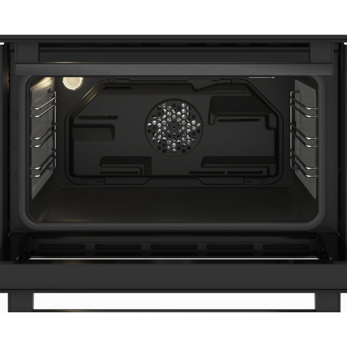 Blomberg ROTN9202DX 59.4cm Built In Electric Double Oven - Dark Steel