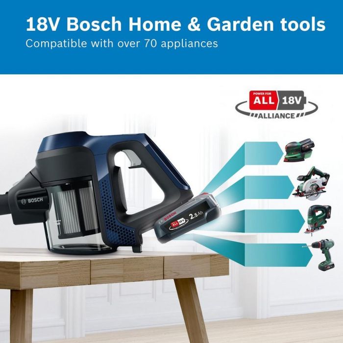 Bosch BBS611GB Unlimited Serie 6 ProClean Cordless Vacuum Cleaner - 30 Minute Run Time