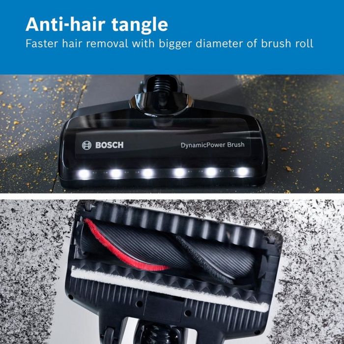 Bosch BCS711GB Unlimited 7 Cordless Vacuum Cleaner - 40 Minutes Run Time - Dark Granite