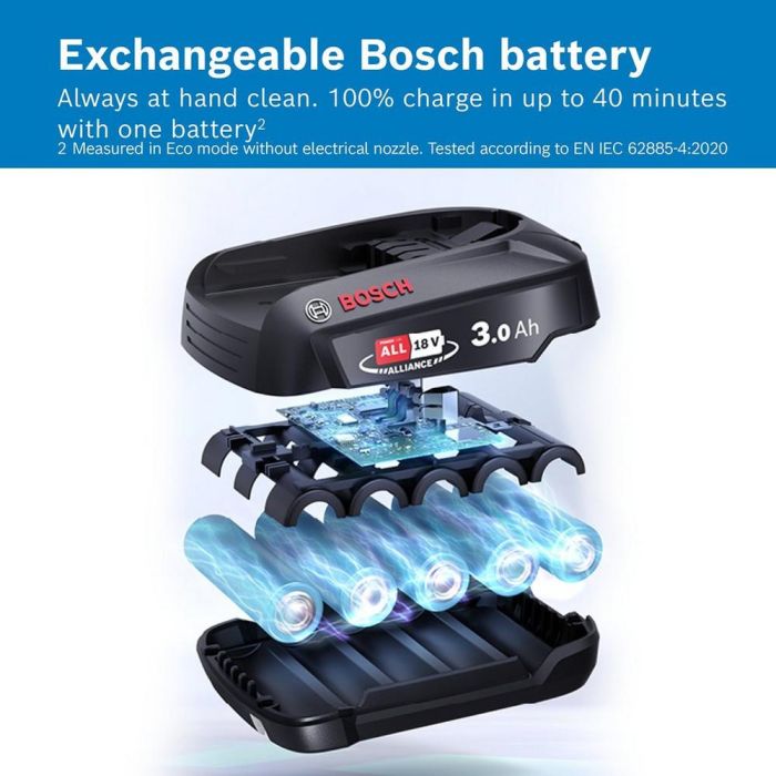 Bosch BCS711GB Unlimited 7 Cordless Vacuum Cleaner - 40 Minutes Run Time - Dark Granite