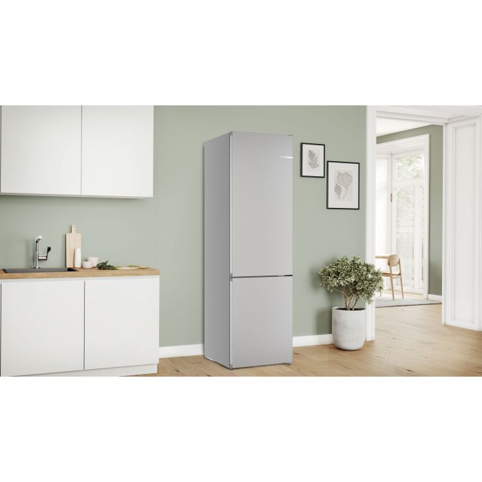 Bosch KGN392LAGG 60cm 60/40 Total No Frost Fridge Freezer - Stainless Steel Look