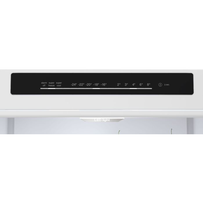 Bosch KGN392LAGG 60cm 60/40 Total No Frost Fridge Freezer - Stainless Steel Look