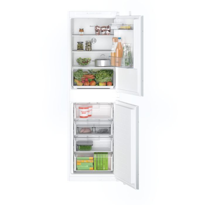 Bosch KIN85NSE0G 54.1cm 50/50 Built-In Frost Free Fridge Freezer - White