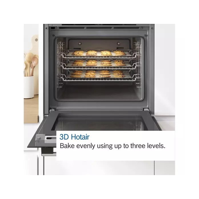 Bosch MBS533BB0B Series 4 Built-In Double Electric Oven