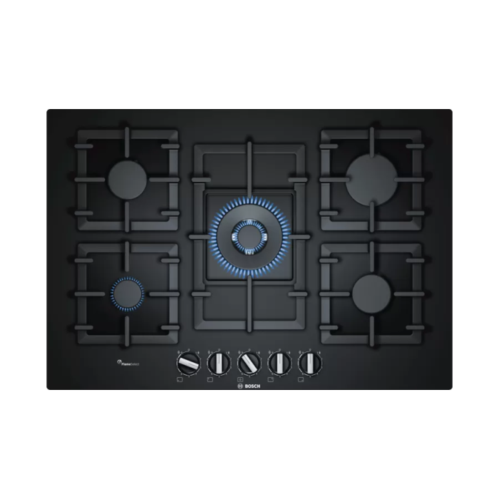 Bosch PPQ7A6B90 Series 6 75cm Tempered Glass Gas Hob
