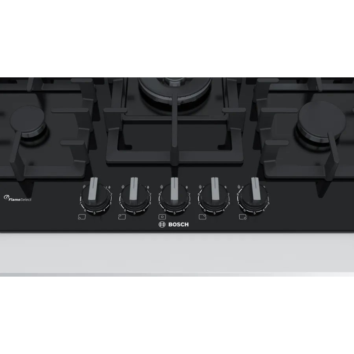 Bosch PPQ7A6B90 Series 6 75cm Tempered Glass Gas Hob