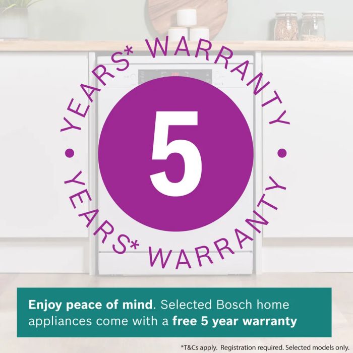 Bosch SMS26AW08G 60cm Dishwasher - White 12 Place Settings