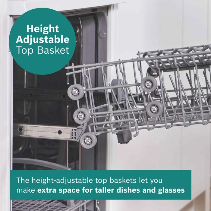 Bosch SMS26AW08G 60cm Dishwasher - White 12 Place Settings