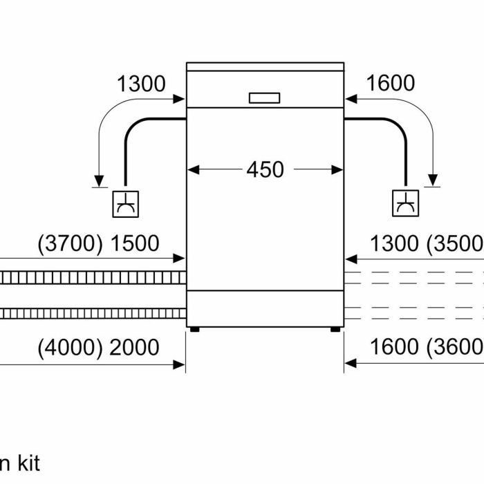 Bosch SPV2HKX42G Integrated Dishwasher