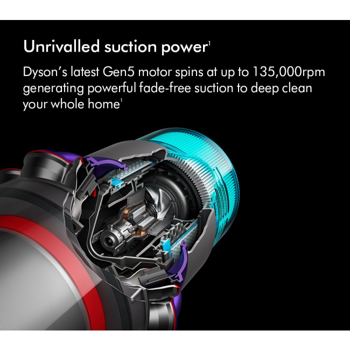 Dyson GEN5DETECT-2023 Cordless Stick Vacuum Cleaner - 70 Minutes Run Time - Purple