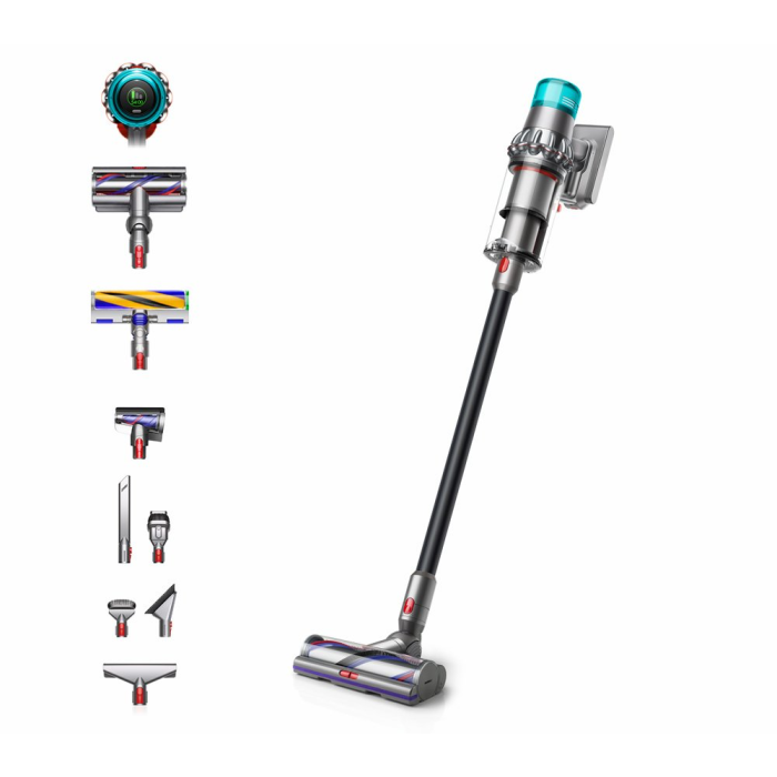 Dyson V15TOTALCLEAN23 Cordless Stick Vacuum Cleaner - 60 Minutes Run Time - Black