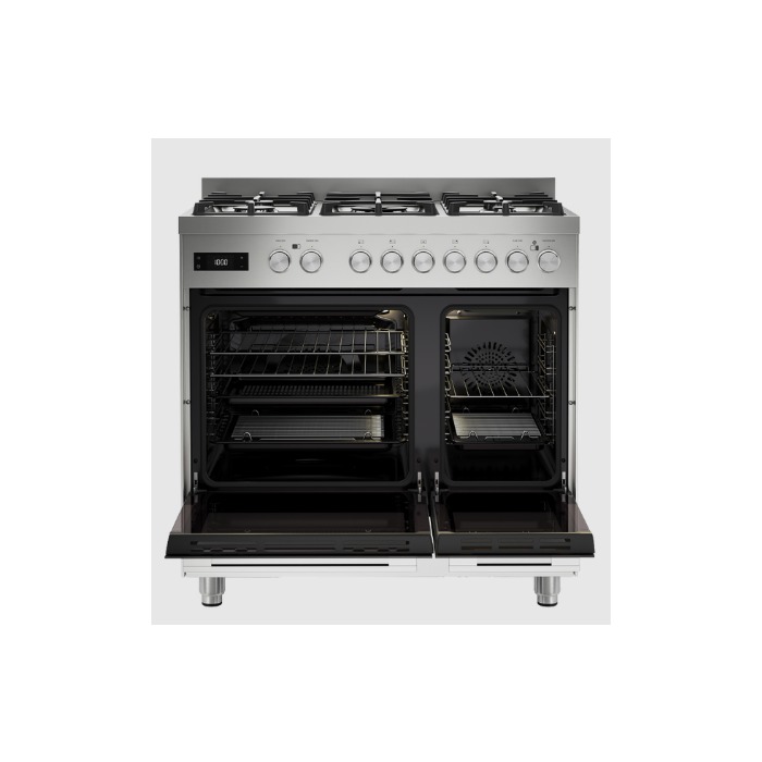 90cm Series 7
Fisher & Paykel Contemporary Dual Fuel 5 Burner Freestanding Cooker 