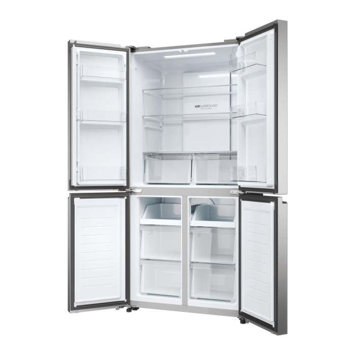Haier HCR3818ENMM 83.3cm Total No Frost Multi Door Fridge Freezer - Inox